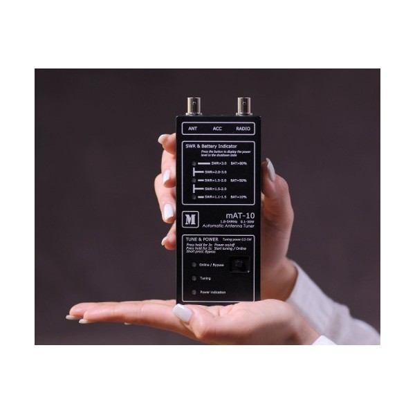 mAT-10 Automatic antenna tuner for QRP devices
