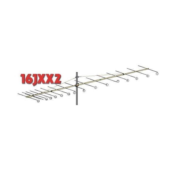 16JXX2 144 MHz directive antenna