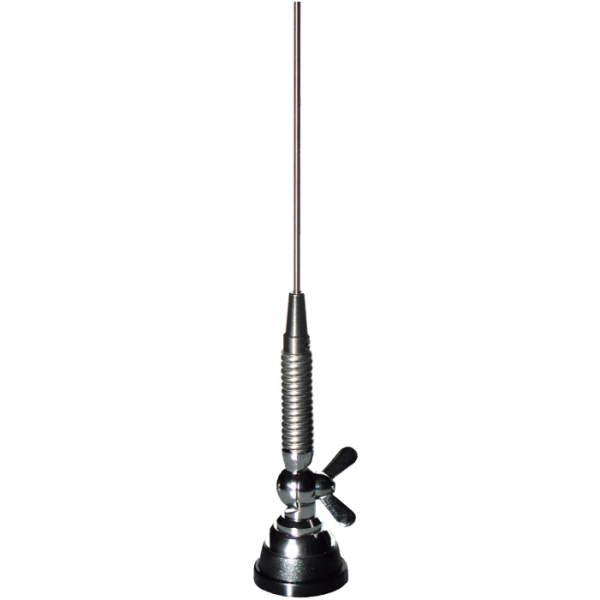 Sirio MGA 108-550 S - Antenne fouet professionnelle avec ressort, réglable de 108 à 550 MHz