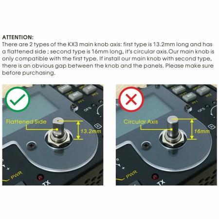 Windcamp KX3 Knobs - Set 5 manopole in alluminio per Elecraft KX3 QRP Windcamp KX3 Knobs - Set 5 manopole in alluminio per Elecraft KX3 QRP