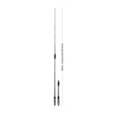 Diamond SRJ-770 Longueur d'antenne double bande à gain élevé. 91 cm, SMA femelle