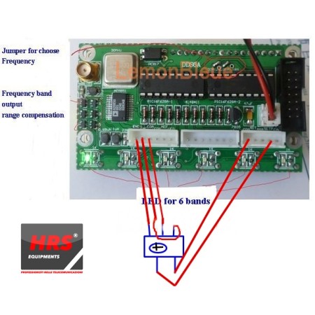 DDS 0-55MHz signal generator based on AD9850 DDS 0-55MHz signal generator based on AD9850