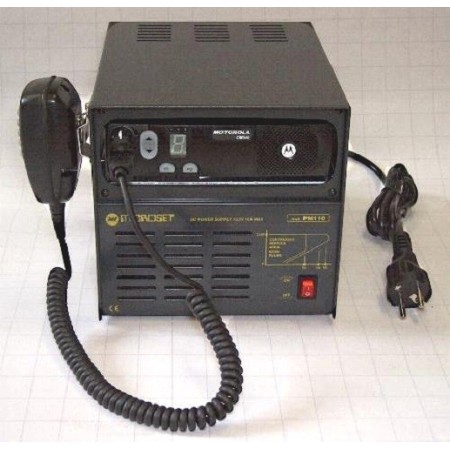 PM112AB Microset Power supply unit container + speaker + 12V 7Ah buffer battery