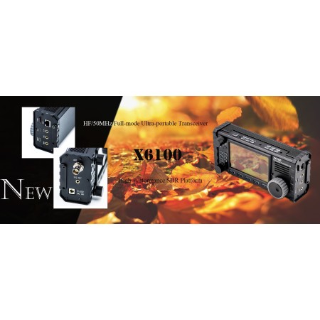 XIEGU X6100- RTX SDR QRP portatile 1-55 MHz 10 W con ATU, DSP e batteria