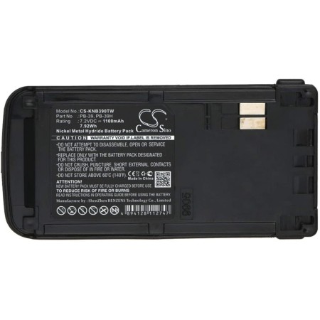 HOXIN PB-39H PACCO BATTERIE 9.6V 1100mAh/10,56Wh compatibile con Kenwood TH-G71