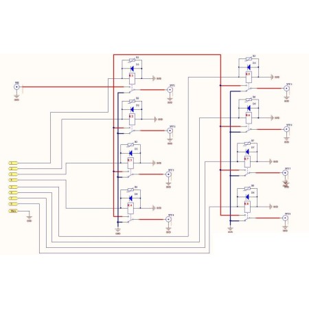 HRS-8 Commutateur d'antenne 8 positions - Automatique