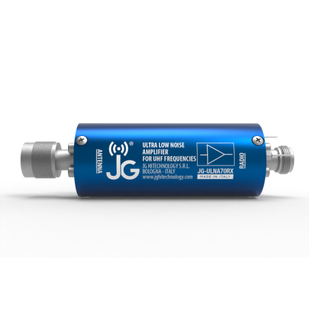 JG ULNA70RX Ultra rauscharmer RX-Koaxial-Vorverstärker 430–440 MHz JG ULNA70RX Ultra rauscharmer RX-Koaxial-Vorverstärker 430–440 MHz