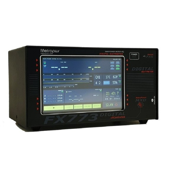 MetroPWR FX773 5", Vector Ros/Wattmeter 1,8/55 MHz (160/6mt) 3KW
