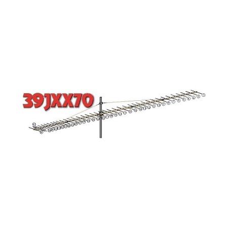 39JXX70 39 el. Antenne x 432 MHz Yagi 39JXX70 39 el. Antenne x 432 MHz Yagi