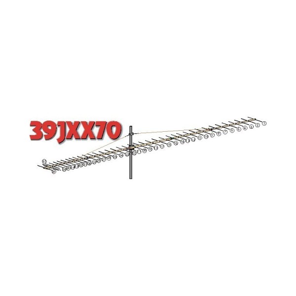 39JXX70 39 el. Antenne x 432 MHz Yagi