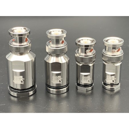HRS BNC5PRO Connettore professionale BNC maschio a morsetto per cavi 5 - 5,4 mm HRS BNC5PRO Connettore professionale BNC maschio a morsetto per cavi 5 - 5,4 mm