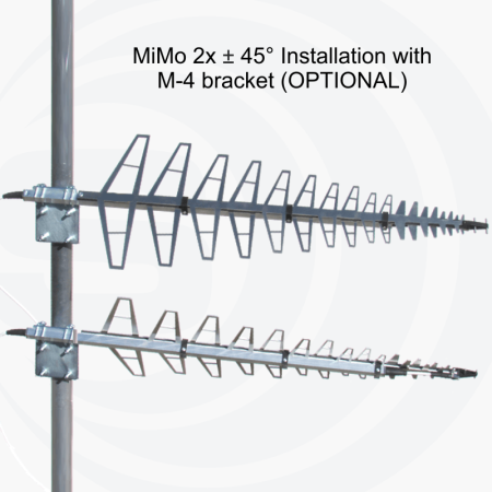 Antenne logarithmique Sirio 4G/LTE 698-2700 MHz Antenne logarithmique Sirio 4G/LTE 698-2700 MHz