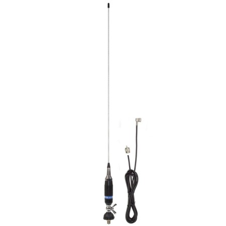 Antenna CB PNI S9 con lunghezza farfalla 120 cm con cavo RG58 4m Antenna CB PNI S9 con lunghezza farfalla 120 cm con cavo RG58 4m
