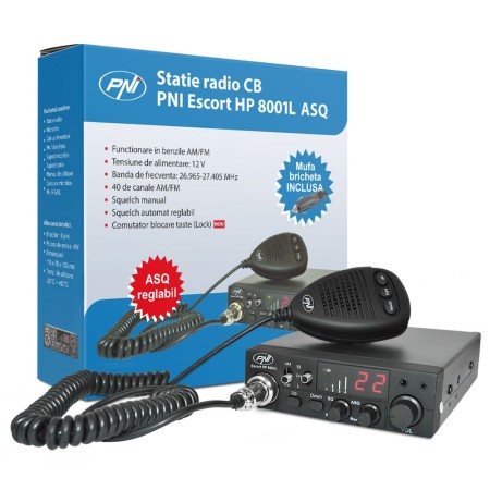CB sans fil PNI Escort HP 8001L ASQ comprend un casque microphone HS81L
