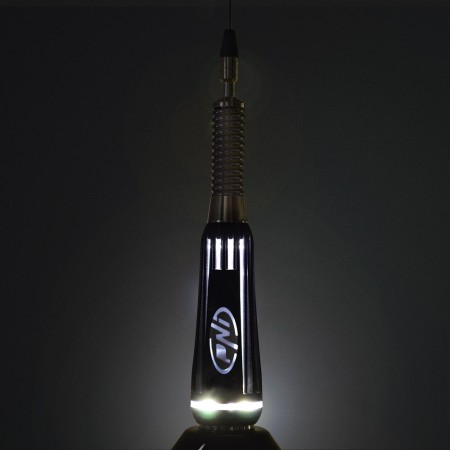 Antenna CB PNI LED 2000, 90 cm, con base magnetica 145mm, 26-28 MHz, 500 Watt, si illumina durante la trasmissione Antenna CB PNI LED 2000, 90 cm, con base magnetica 145mm, 26-28 MHz, 500 Watt, si illumina durante la trasmissione