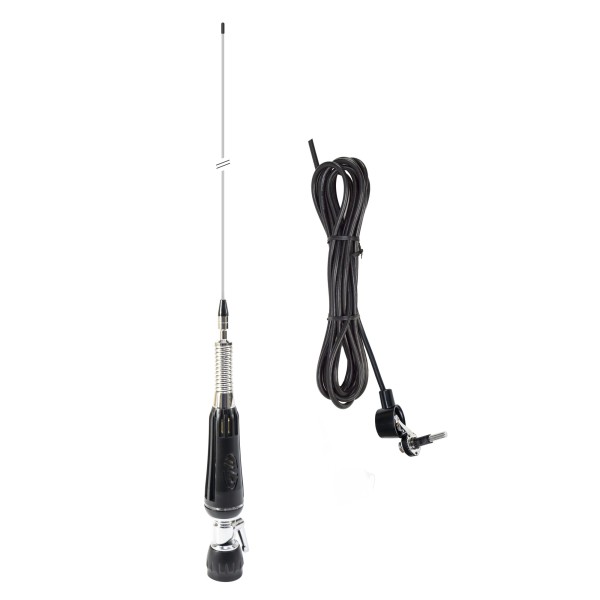 CB-Antenne PNI LED 1500 mit Kabel und fester Montage 26-28 MHz, 500 Watt, leuchtet während des Sendens