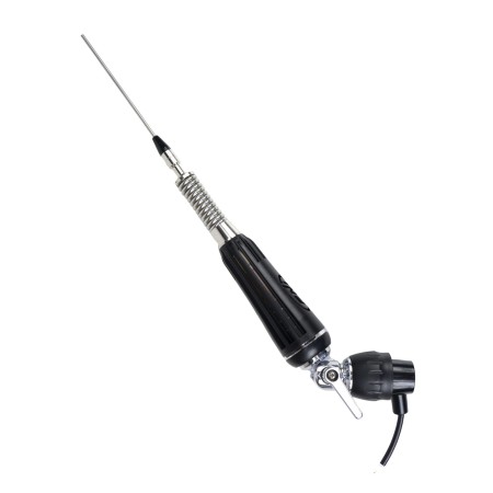 CB-Antenne PNI LED 1500 mit Kabel und fester Montage 26-28 MHz, 500 Watt, leuchtet während des Sendens