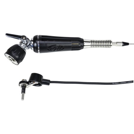 CB-Antenne PNI LED 1500 mit Kabel und fester Montage 26-28 MHz, 500 Watt, leuchtet während des Sendens