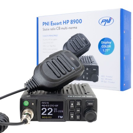 Stazione radio CB PNI Escort HP 8900 ASQ, 12V/24V, Guadagno RF, Roger Beep, CTCSS-DCS, Dual Watch AM/FM Stazione radio CB PNI Escort HP 8900 ASQ, 12V/24V, Guadagno RF, Roger Beep, CTCSS-DCS, Dual Watch AM/FM