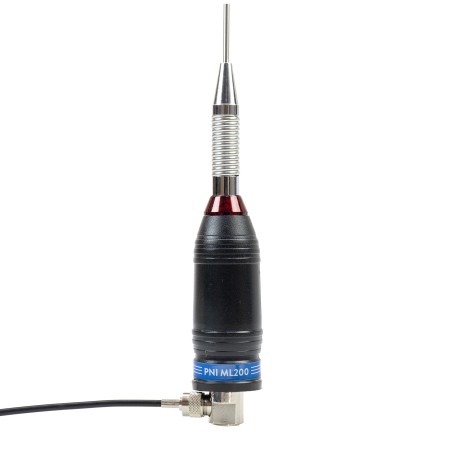 PNI ML200 CB antenna, length 200cm, 26-28MHz, 1000W with 4 meter RG58 cable included