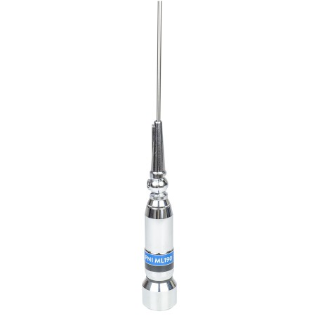 Antenna CB PNI ML190, lunghezza 188 cm, 26-28 MHz, 600 W con inclinazione di 90 gradi Antenna CB PNI ML190, lunghezza 188 cm, 26-28 MHz, 600 W con inclinazione di 90 gradi