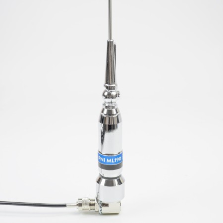 Antenna CB PNI ML190, lunghezza 188 cm, 26-28 MHz, 600 W con inclinazione di 90 gradi Antenna CB PNI ML190, lunghezza 188 cm, 26-28 MHz, 600 W con inclinazione di 90 gradi