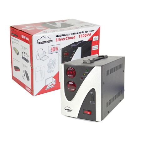 SCK1500V SilverCloud Automatic voltage stabilizer 1500VA 900W 6.8A