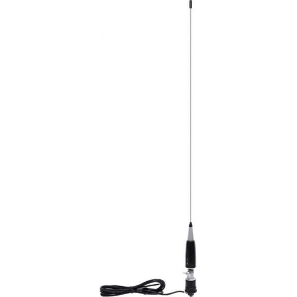 PNI-TF1100 Antenne CB PNI Wind Typhoon 1100 avec papillon, 135 cm, câble RG58 de 4 m, 26,5-27,8 MHz, 500 W, 2,8 dB