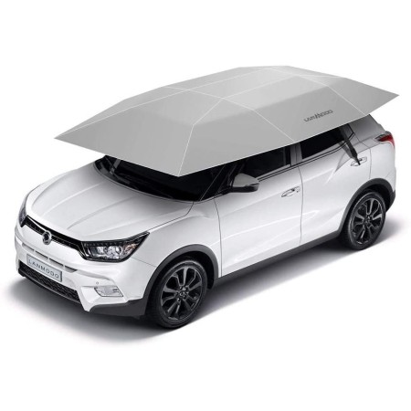 Ombrello per auto PNI SilverShade One, con avviamento a distanza, 4600x2300mm, impermeabile, anti UV, batteria integrata, grigio Ombrello per auto PNI SilverShade One, con avviamento a distanza, 4600x2300mm, impermeabile, anti UV, batteria integrata, grigio
