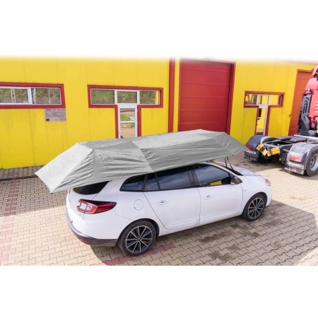 Ombrello per auto PNI SilverShade One, con avviamento a distanza, 4600x2300mm, impermeabile, anti UV, batteria integrata, grigio Ombrello per auto PNI SilverShade One, con avviamento a distanza, 4600x2300mm, impermeabile, anti UV, batteria integrata, grigio