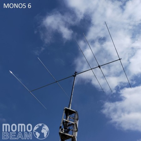 Antenne directive MomoBeam MONO5 6, bande de 6 mètres à 5 éléments Antenne directive MomoBeam MONO5 6, bande de 6 mètres à 5 éléments