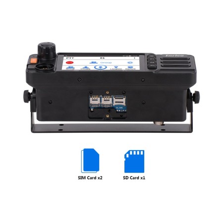 Inrico TM9 PoC Radio - Ricetrasmettitore veicolare LTE - Zello - Echolink Inrico TM9 PoC Radio - Ricetrasmettitore veicolare LTE - Zello - Echolink