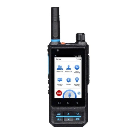 Émetteur-récepteur portable 4G LTE Inrico S200 PoC Radio pour usage professionnel