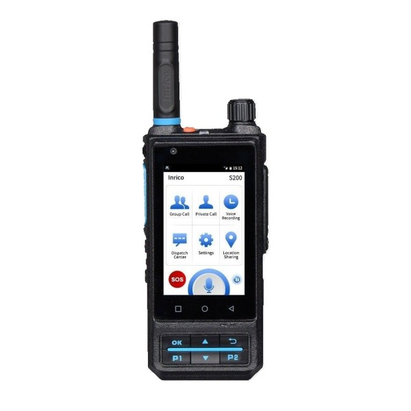 Émetteur-récepteur portable 4G LTE Inrico S200 PoC Radio pour usage professionnel