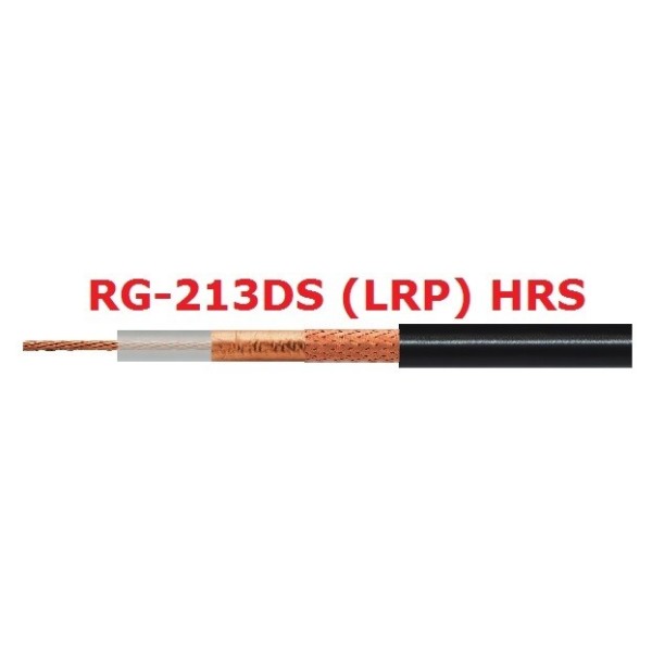 RG-213DS HRS - Koaxialkabel 10,3 mm doppelt geschirmt, Meterware