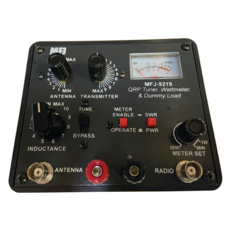MFJ-9219 QRP antenna tuner with ros/wattmeter and internal dummy load