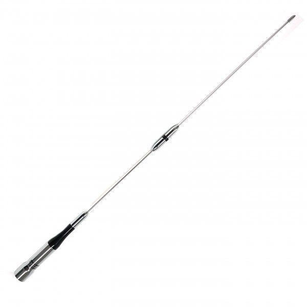 SLIM GAINER AZ-505N Chrom-Dualband-Fahrzeugantenne V/U-Anschluss N