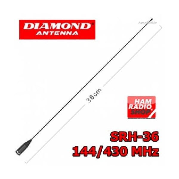 Antenne DIAMOND SRH-36 pour ordinateurs portables bande 144-430 MHz QUEUE DE SOURIS