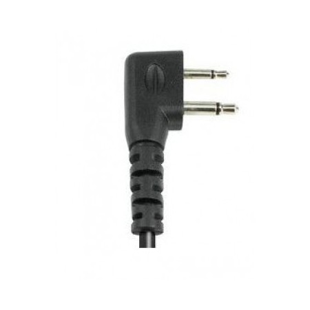 Micro-écouteur enroulé PJD-2003-DMR avec tube acoustique pour Motorola, Yaesu, HYY, Midland