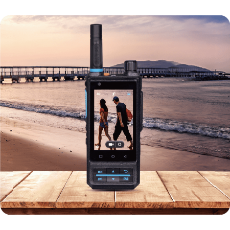 Émetteur-récepteur portable 4G LTE Inrico S200 PoC Radio pour usage professionnel