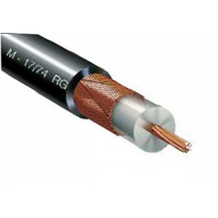 Câble coaxial RG-11 U MIL 75 OHM pour Radio Fréquence - Bobine de 50 mètres