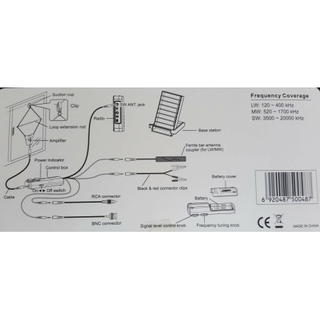 TECSUN AN-48X Antenne active LW/MW/SW TECSUN AN-48X Antenne active LW/MW/SW