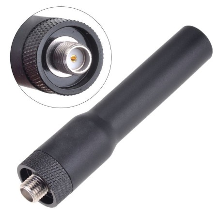SF-20 Antenne double bande 144/430 MHz SMA Connecteur femelle (adapté à baofeng)