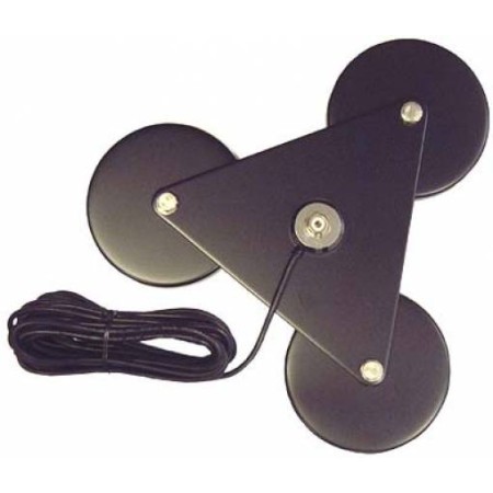 ANTENNES ECO Base Super Magnétique 3 aimants avec connecteur femelle UHF PL259