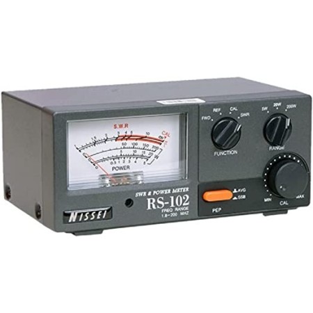 Nissei RS-102 Rosmetro wattmetro 1.6-200 MHz 5/20/2000W Nissei RS-102 Rosmetro wattmetro 1.6-200 MHz 5/20/2000W