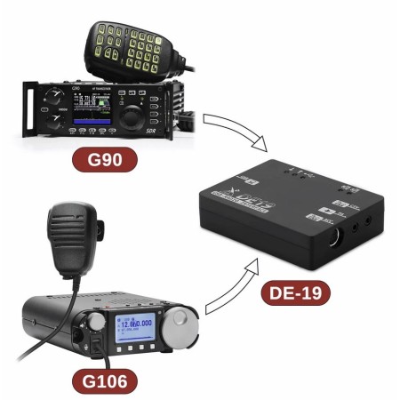 Interface XIEGU DE-19 CAT et contrôle linéaire XPA125 pour YAESU FT 817-818