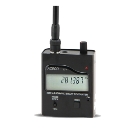 Aceco SC-1 Pour la détection et la mesure de signaux analogiques et numériques de 30 MHz à 2,8 GHz Aceco SC-1 Pour la détection et la mesure de signaux analogiques et numériques de 30 MHz à 2,8 GHz