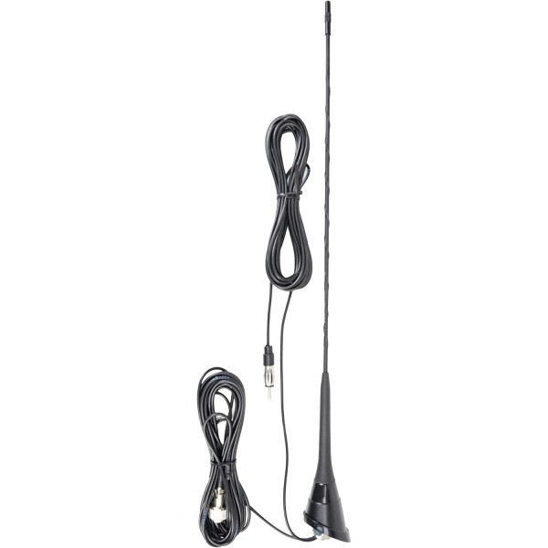 PNI DUPLEX 2000 CB + Antenne FM (26-28 + 87-108 MHz) fibre de verre, 49 cm.