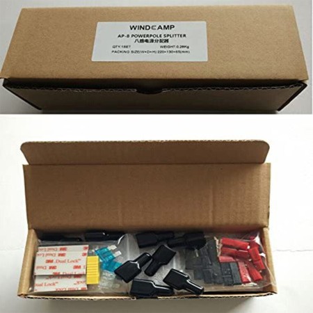 Windcamp AP-8, Power distributor with 8 PowerPole connections