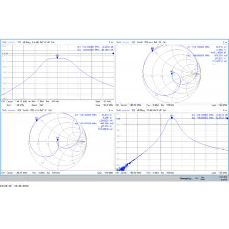 BUNK 144/3 3-Zellen-Helixfilter Band 144-146 MHz BUNK 144/3 3-Zellen-Helixfilter Band 144-146 MHz